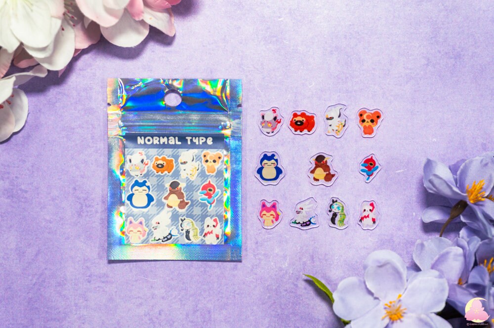 Pokm little charms bag/ Type Pokm/ very cute tiny charms, Cute/ Kawaii/ Cute Charm/ Collectible/ Made For Shaker Keychain