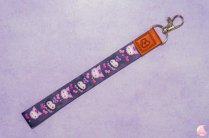 Cute Kawaii Wrist Lanyard | Keyholder | 2 cm x 15.5 cm Wrist Lanyard | Sanwioo Cute Design