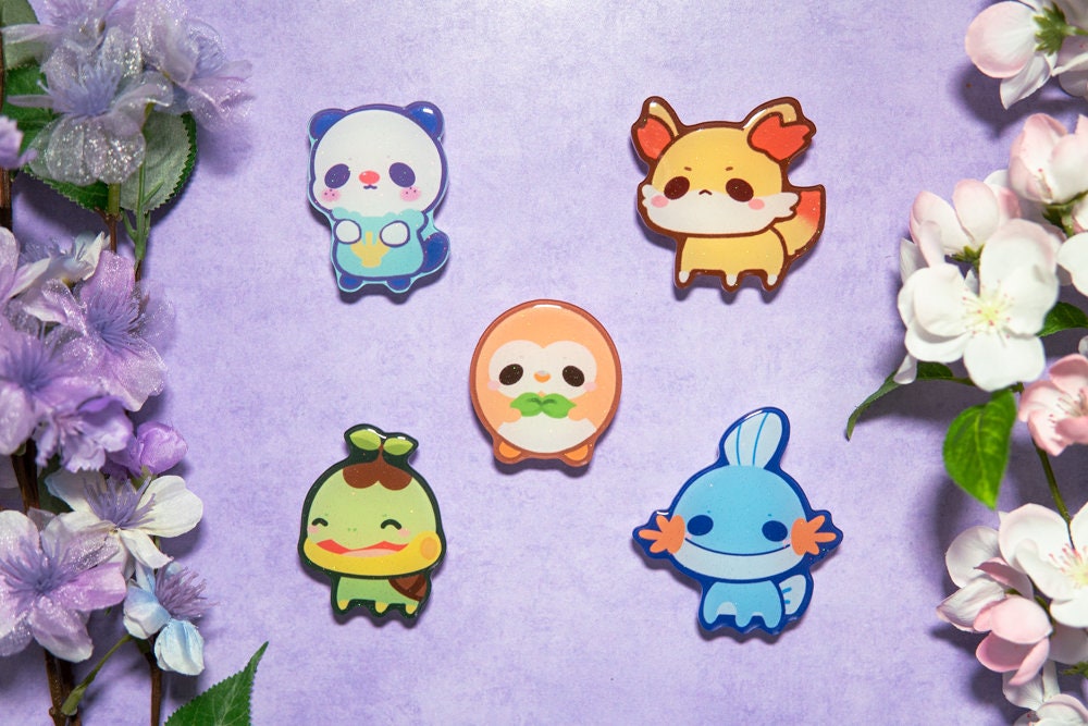 V.8 Cute Animal Phone Grips/ kawaii grip/ Acrylic grips/ glitter acrylic grips/ Poke Phone Grips