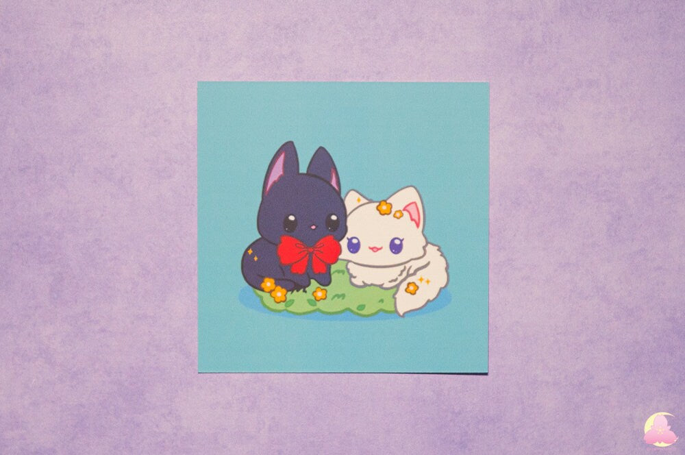 Small 4"x4" print | Letter | Display print | Kawaii Gifts | Decorative Print | Stationery | fantasy print | Aesthetic Print