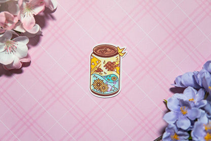 Soda Pop D.S Vinyl Waterproof, UV light resistance, Cute Soda Can Sticker, Cute Sticker, Drinks Sticker, Food Sticker, Aesthetic, Kawaii