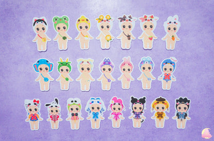 A-C Cute Sticker Pieces/ kawaii stickers/ Cute Pokeman / Bundle Sticker