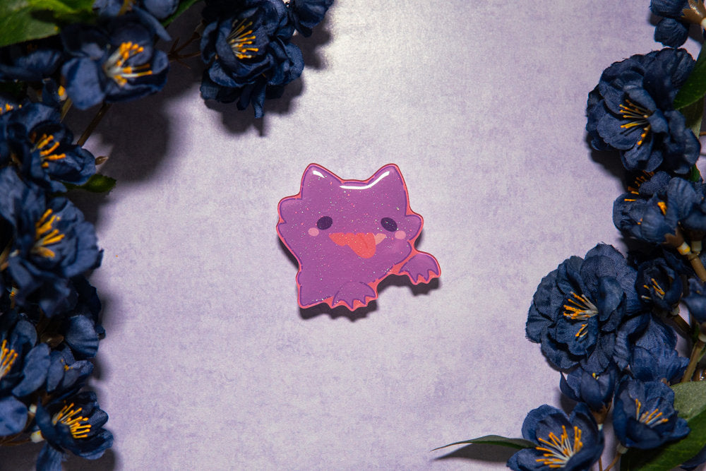 V.15 Cute Animal Phone Grips/ kawaii grip/ Acrylic grips/ glitter acrylic grips/ Pokemon Phone Grips/ Giratina/ Mimikyu/ Ghost Type