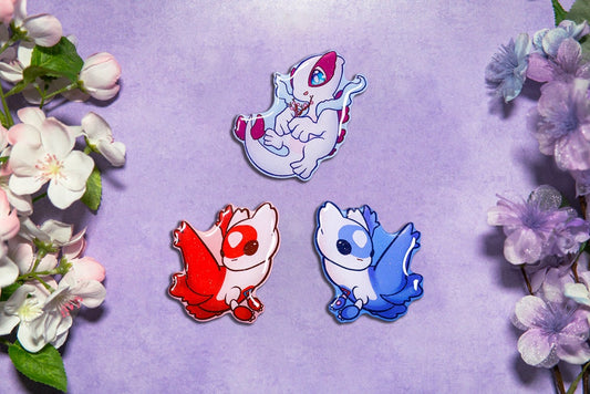 V.12 Cute Animal Phone Grips/ kawaii grip/ Acrylic grips/ glitter acrylic grips/ Pokemon Phone Grips/ Legendaries/ latias/latios/lugia