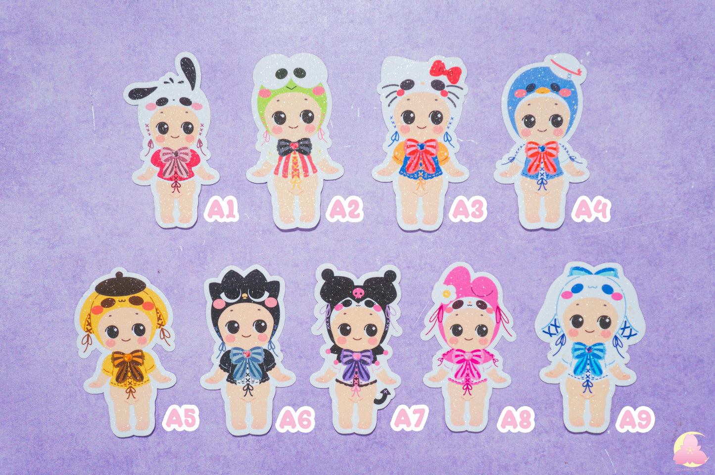 A-C Cute Sticker Pieces/ kawaii stickers/ Cute Pokeman / Bundle Sticker