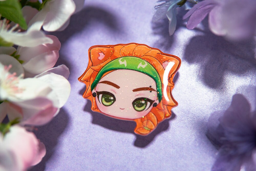 V.10 Cute Valorant Grips/ kawaii grips / Acrylic grips/ glitter acrylic grip