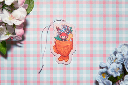 Taiyaki Fish Ice Cream Car freshener, Fruity Taiyaki Air freshener, Kawaii Animal Air freshener, Cute Air freshener
