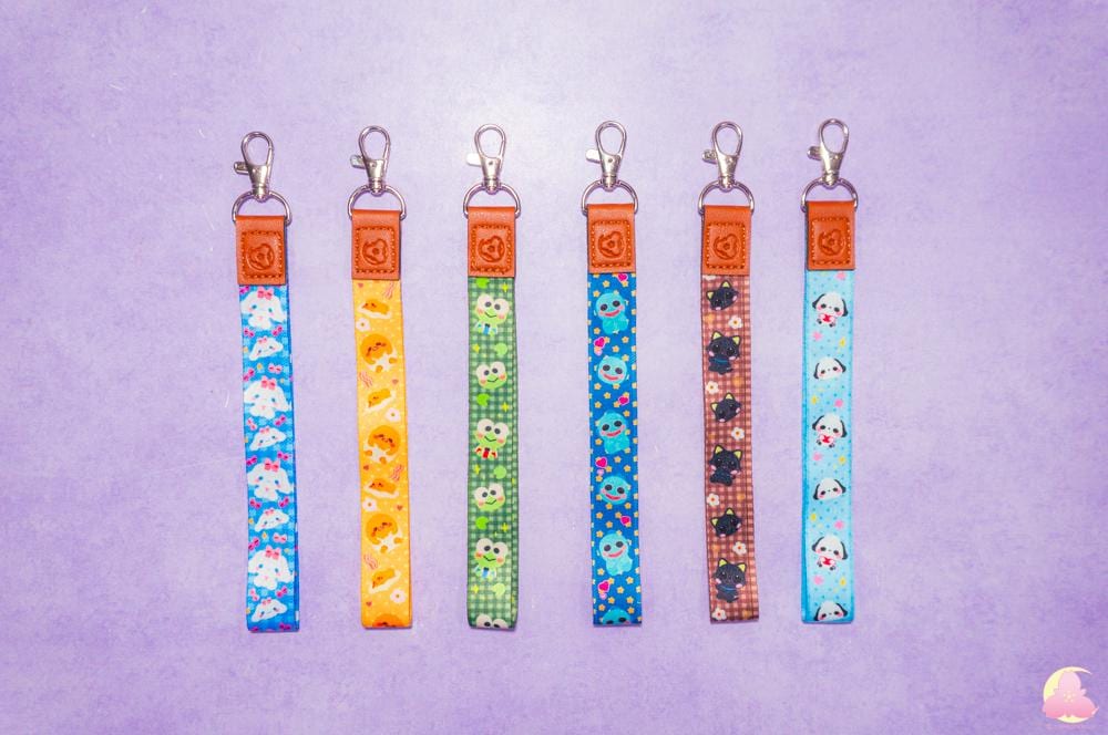 Cute Kawaii Wrist Lanyard | Keyholder | 2 cm x 15.5 cm Wrist Lanyard | Sanwioo Cute Design
