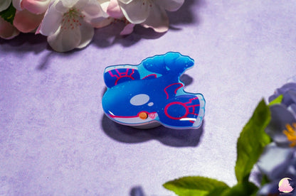 V.X Water Type/ Cute Animal Phone Grips/Kawaii Grip/ Acrylic grips/Glitter acrylic grips/ Poke Phone Grips/ Mylodic/ Magicarp