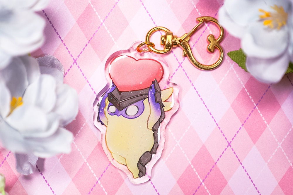 Valo Gun Buddies, Cute Keychain, Rank Keychains, Fist bump buddies, Wingman, Kawaii Glitter keychains