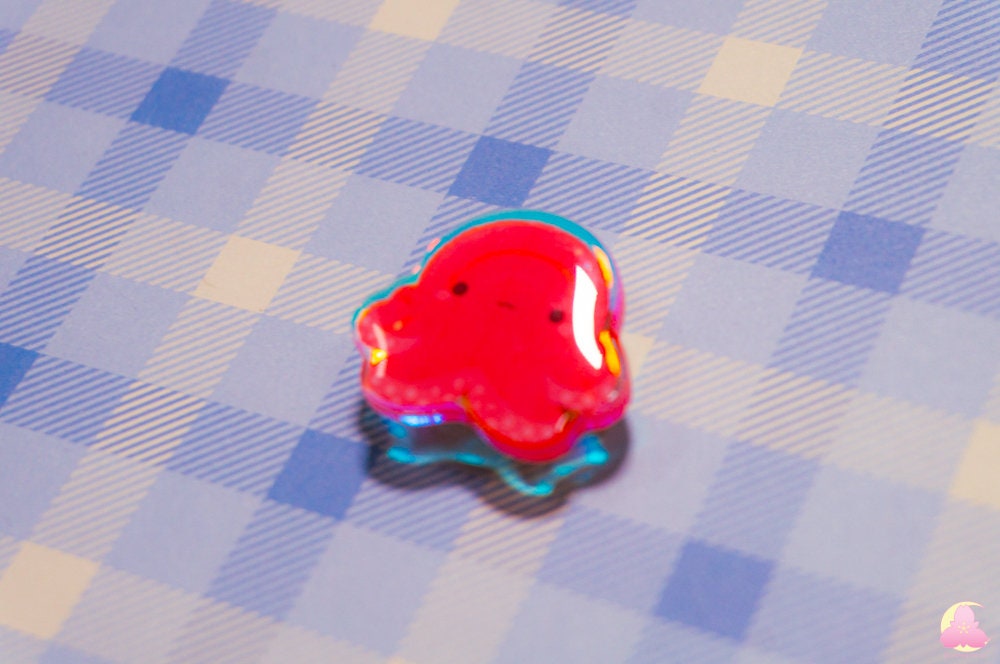 S5 Cute Sea Animal Shoe Charms/ kawaii/ Acrylic/ Shiny acrylic/ Reflective/ Ocean animal/ Octopus/ Axololt