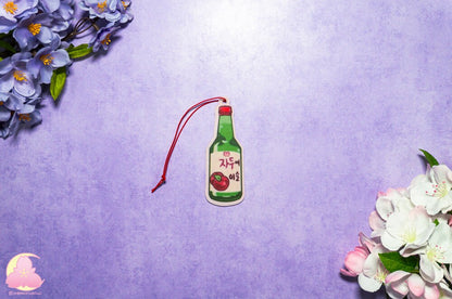 Soju Car freshener, BlueberrySoju Air freshener, Yogurt Soju Air freshener, Peach Soju Air freshener, Plum, Cute Air Freshener, Kawaii