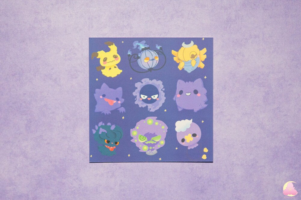 Small 4"x4" print | Letter | Display print | Kawaii Gifts | Decorative Print | Stationery