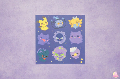 Small 4"x4" print | Letter | Display print | Kawaii Gifts | Decorative Print | Stationery