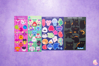 Cute Sticker Sheets/ Animal Stickers / Kawaii Stickers/ Stationary Pets Sticker Sheets / Aesthetic/ Kawaii / Stationary Collection