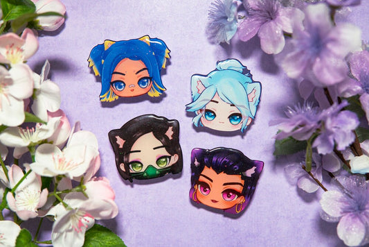 V.3 Cute Valorant Grips / kawaii grips / Acrylic grips/ glitter acrylic phone grip