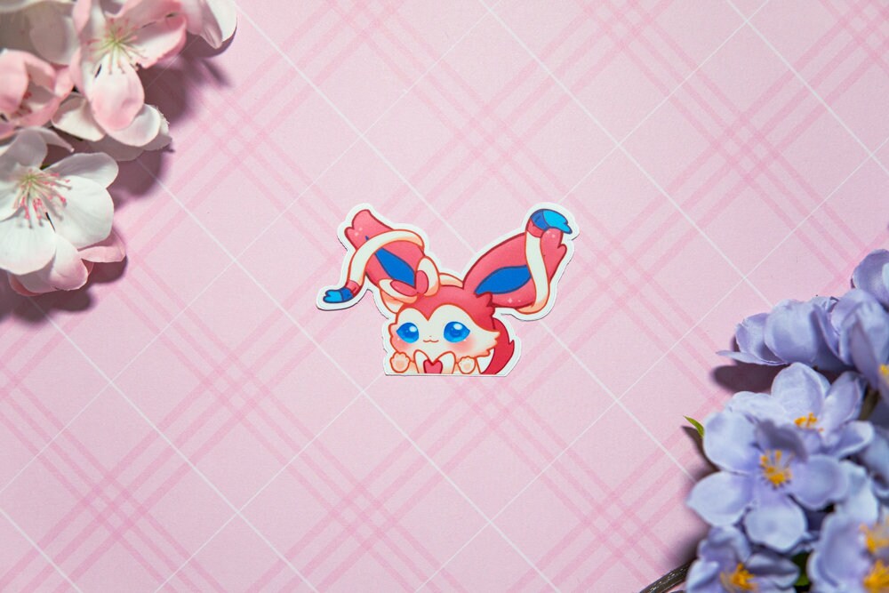 Eeveelution Pokemon Peeker Vinyl Waterproof, UV light resistance