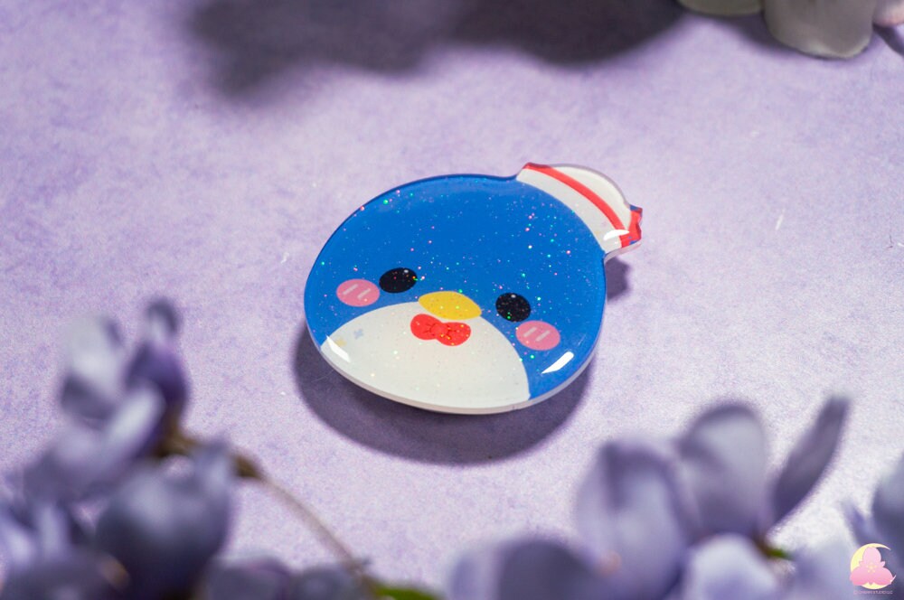 V.19 Cute Phone Grips/ kawaii grip/ Acrylic grips/ glitter acrylic grips/ Animal kawaii/ sturdy grips/ Cute Grips