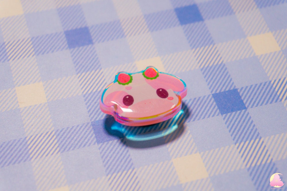 S6. Cute Animal Shoe Charms/ kawaii/ Acrylic/ Shiny acrylic/ Reflective