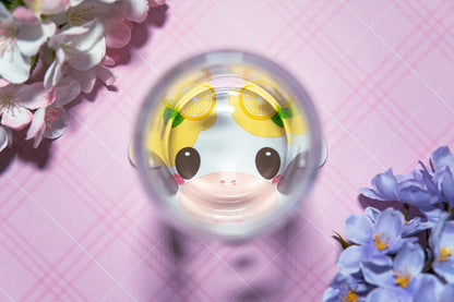 Cow coaster, Cute coaster, Strawberry cow, lemon cow, cute cow coaster, kawaii coaster, pvc coaster, Cute desk coaster, cow kawaii