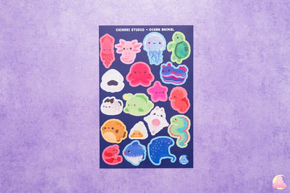 Cute Sticker Sheets/ Animal Stickers / Kawaii Stickers/ Stationary Pets Sticker Sheets / Aesthetic/ Kawaii / Stationary Collection