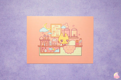Big 6"x4" print | Letter | Display print | Kawaii Gifts | Decorative Print | Stationery | Kawaii Animals | Gift for Friends | Gift for her