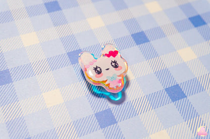 S14. Cute Animal Shoe Charms/ kawaii/ Acrylic/ Shiny acrylic/ Reflective