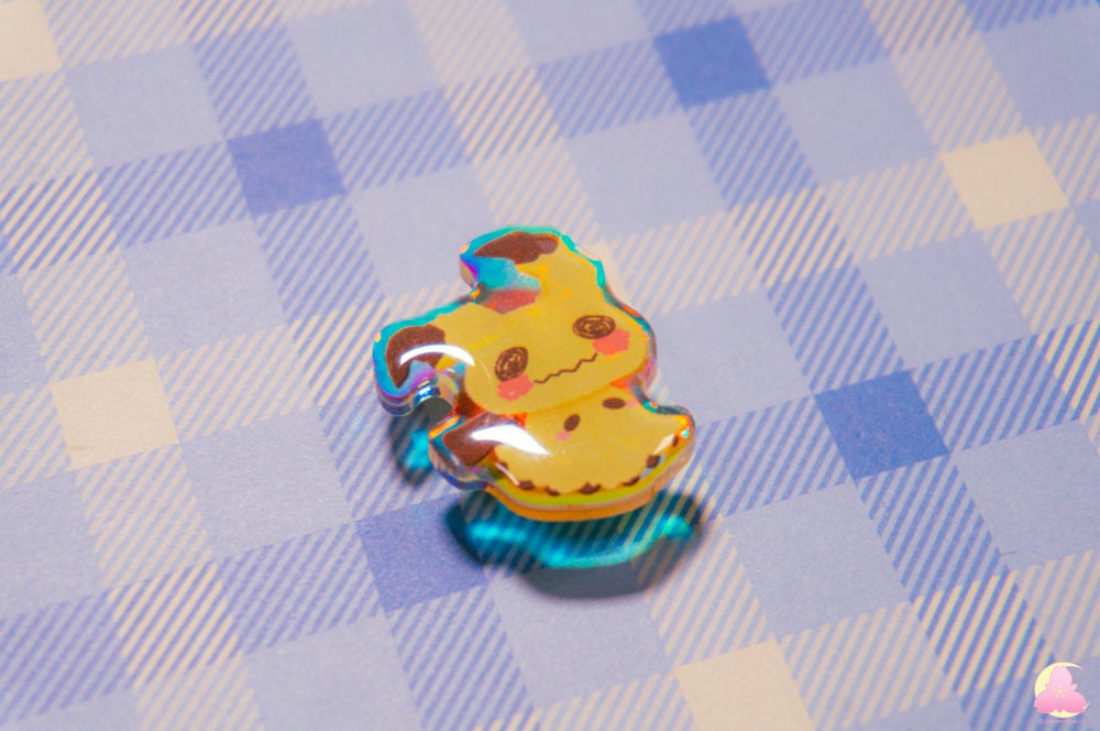 S4. Cute Animal Shoe Charms/ kawaii/ Acrylic/ Shiny acrylic/ Reflective