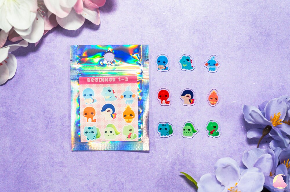 Pokm little charms bag/ Beginner Pokm/ very cute tiny charms, Cute/ Kawaii/ Cute Charm/ Collectible/ Made For Shaker Keychain