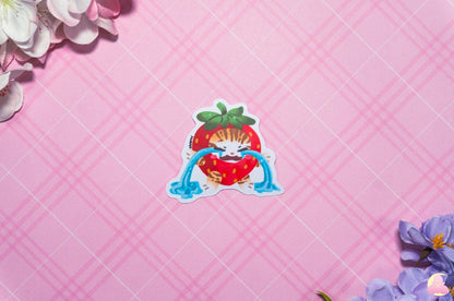 Cute Kitty Sticker Waterproof, Matte Stickers, UV light resistance, waterproof stickers, Cute Stickers, Kawaii Mushroom Stickers