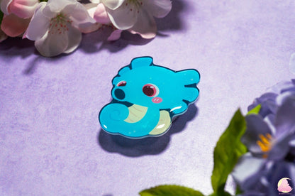 V.X Water Type/ Cute Animal Phone Grips/Kawaii Grip/ Acrylic grips/Glitter acrylic grips/ Poke Phone Grips/ Mylodic/ Magicarp