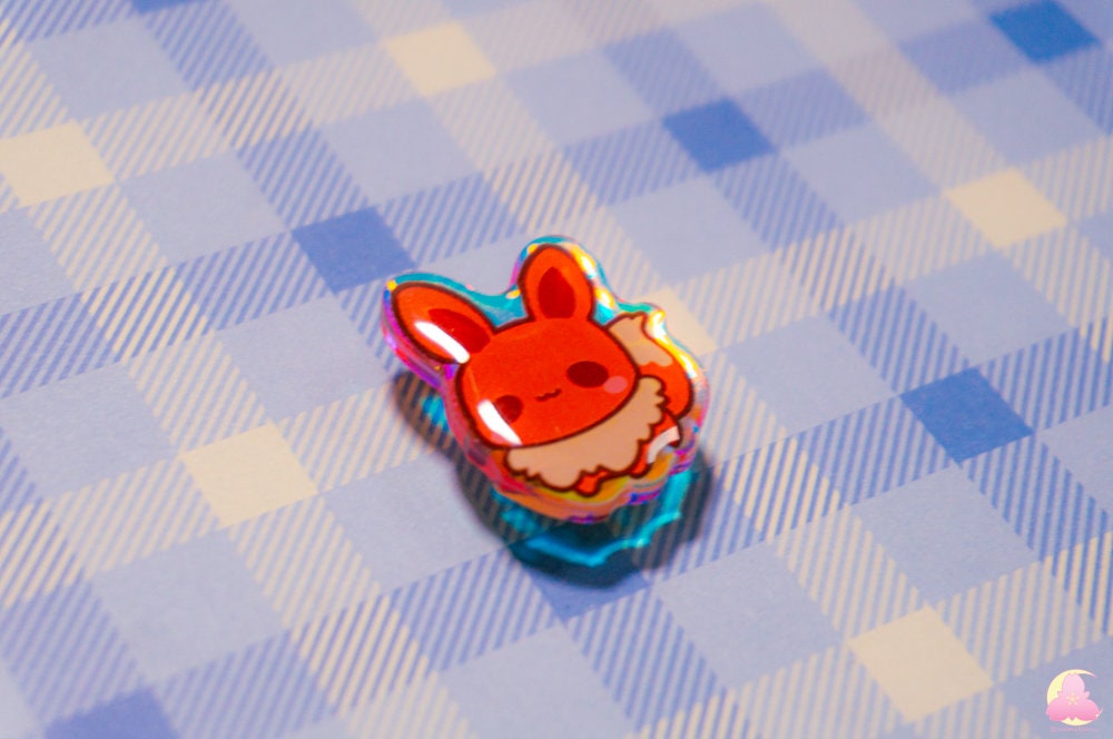 S1 Cute Animal Shoe Charms/ kawaii/ Acrylic/ Shiny acrylic/ Reflective