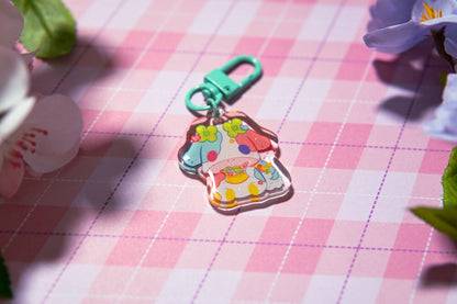 Cow Keychains, Cute keychains, Strawberry cow, boba cow, blueberry cow, lemon cow, cute cow keychains, grape cow, kawaii keychains