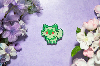 V.17 Cute Starter Phone Grips/ kawaii grip/ Acrylic grips/ glitter acrylic grips/ Animal kawaii/ Sprigatito /Fuecoco / Quaxly