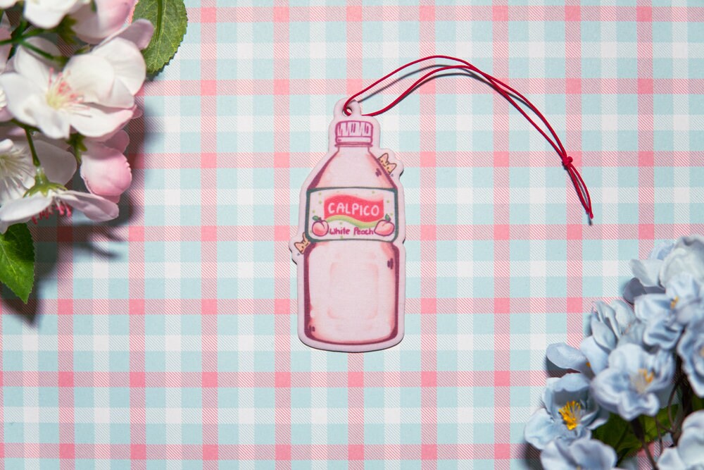 Strawberry Calpico Car freshener , Mango Calpico Air freshener, Peach Calpico Air freshener, Original Calpico Air freshener, Cute Drinks