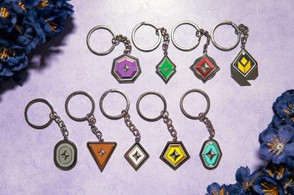 Valo Gun Buddies, Cute Keychain, Rank Keychains, Iron, Gold, Plat, Bronze, Silver, Diamond, Radiant buddies