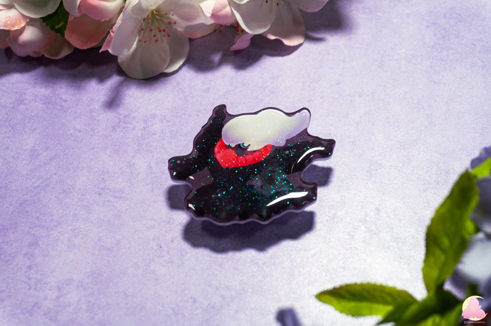 V.X Dark type Phone Grips/Kawaii grip/ Acrylic grips/ glitter acrylic grips/ Poke Phone Grips/ Darkraii/ Zoruaa