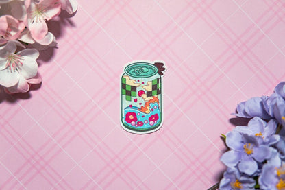 Soda Pop D.S Vinyl Waterproof, UV light resistance, Cute Soda Can Sticker, Cute Sticker, Drinks Sticker, Food Sticker, Aesthetic, Kawaii