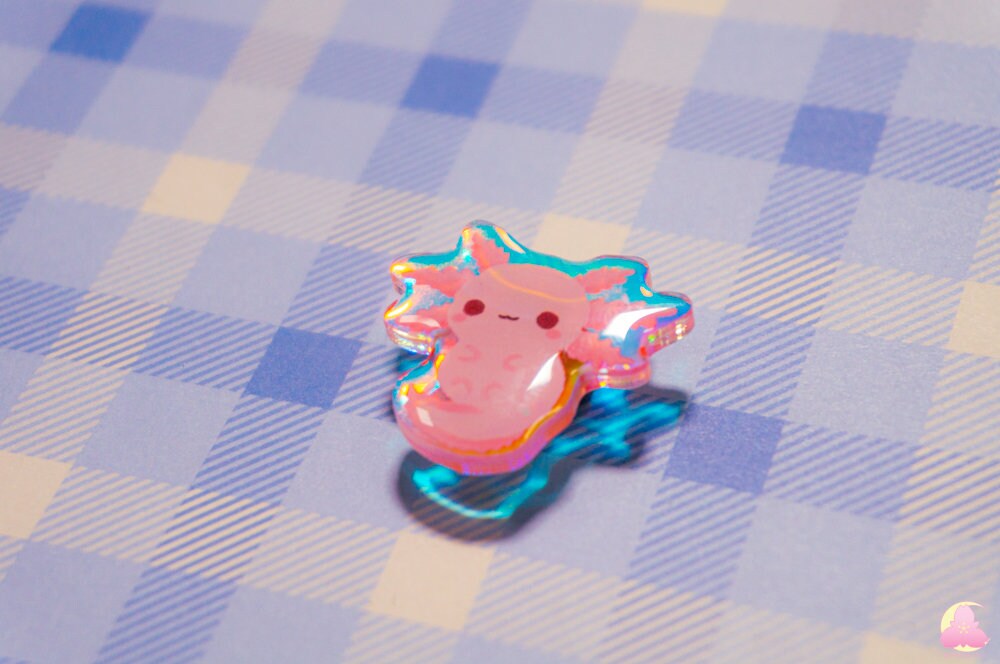 S5 Cute Sea Animal Shoe Charms/ kawaii/ Acrylic/ Shiny acrylic/ Reflective/ Ocean animal/ Octopus/ Axololt
