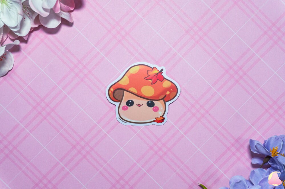 MapIe Story Vinyl Season 1 Waterproof, Matte Stickers, UV light resistance, waterproof stickers, Cute Stickers, Kawaii Mushroom Stickers