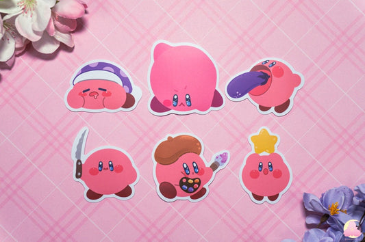 Keebee Sticker Sets Vinyl Waterproof, Matte Stickers, UV light resistance, waterproof stickers, Pink bubble gum boi