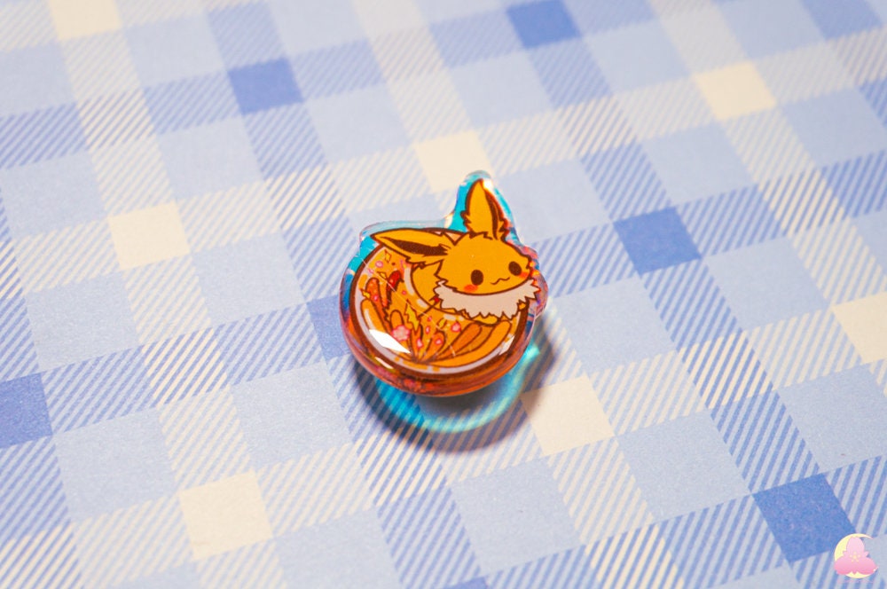 S10. Cute fantasy Animal Shoe Charms/ eeveelutions kawaii/ Acrylic/ Shiny acrylic/ Reflective