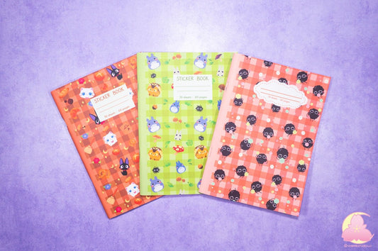 A5 Sticker Book | Cute | 30 pages | Reusable Sticker Collection Book | Kawaii Sticker Collector Gifts | Reusable Decal Note Book |Stationery