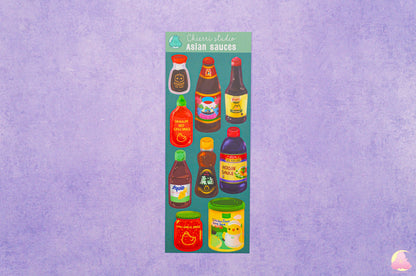 Cute Sticker Sheets/ Food and snacks Sticker / Kawaii Delicious Stickers/ Food Sticker Sheets / Aesthetic/ Kawaii / Stationary Collection