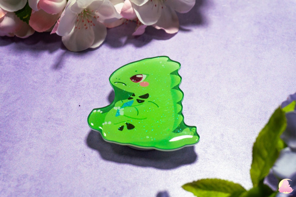 V.X Dark type Phone Grips/Kawaii grip/ Acrylic grips/ glitter acrylic grips/ Poke Phone Grips/ Darkraii/ Zoruaa