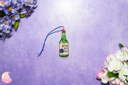 Soju Car freshener, BlueberrySoju Air freshener, Yogurt Soju Air freshener, Peach Soju Air freshener, Plum, Cute Air Freshener, Kawaii