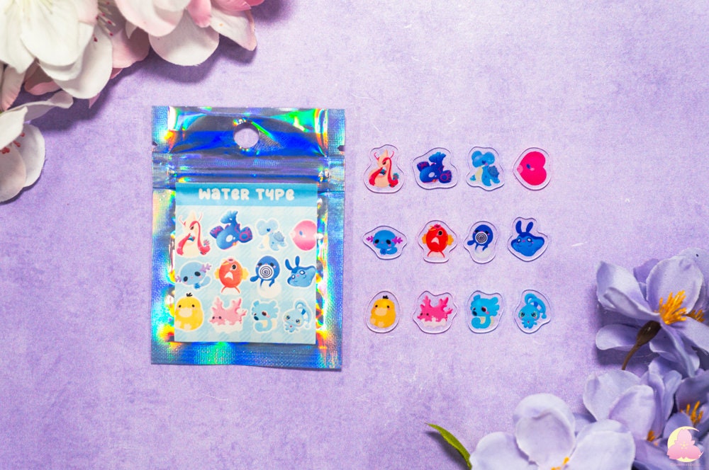 Pokm little charms bag/ Type Pokm/ very cute tiny charms, Cute/ Kawaii/ Cute Charm/ Collectible/ Made For Shaker Keychain