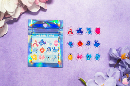 Pokm little charms bag/ Type Pokm/ very cute tiny charms, Cute/ Kawaii/ Cute Charm/ Collectible/ Made For Shaker Keychain
