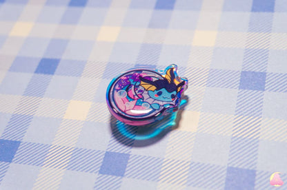 S10. Cute fantasy Animal Shoe Charms/ eeveelutions kawaii/ Acrylic/ Shiny acrylic/ Reflective