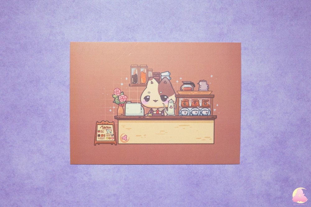 Big 6"x4" print | Letter | Display print | Kawaii Gifts | Decorative Print | Stationery | Kawaii Animals | Gift for Friends | Gift for her